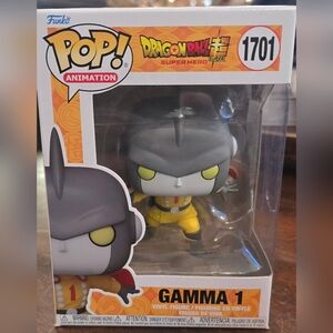 Funko Pop Gamma 1 Figure - Gray and Yellow